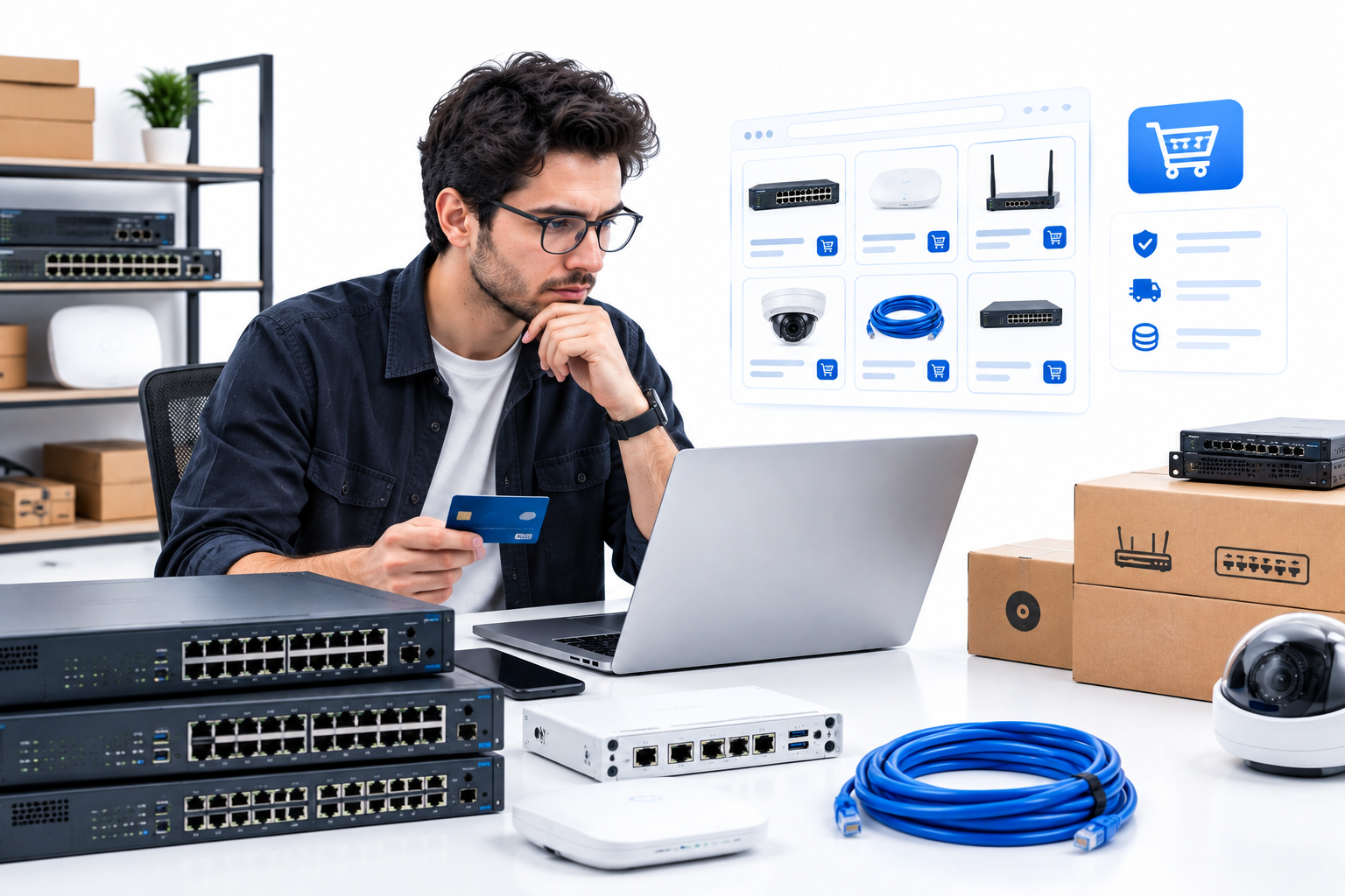 خرید، تامین و قیمت تجهیزات شبکه