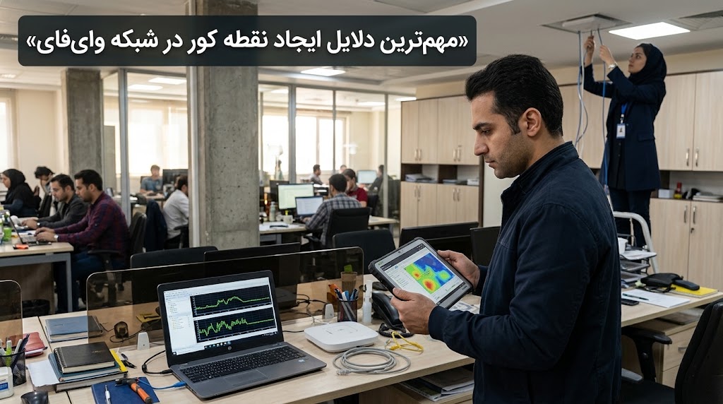 مهمترین دلایل ایجاد نقطه کور در شبکه وایفای