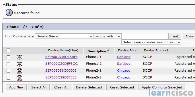 Automatic Registration Cisco Unified IP Phone